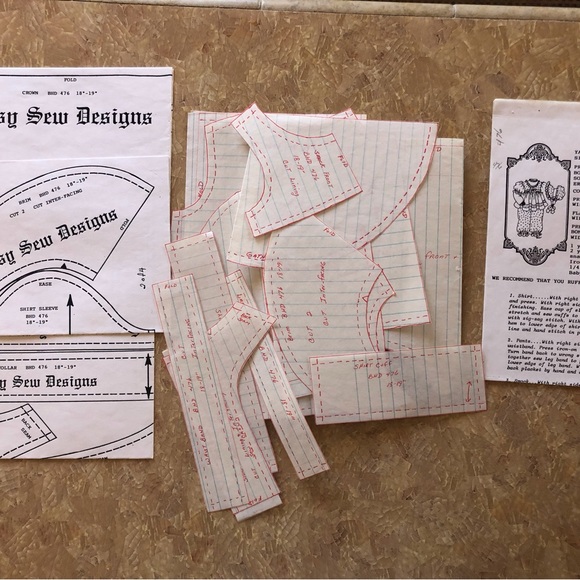 Brown House doll pattern VINTAGE - Picture 2 of 2